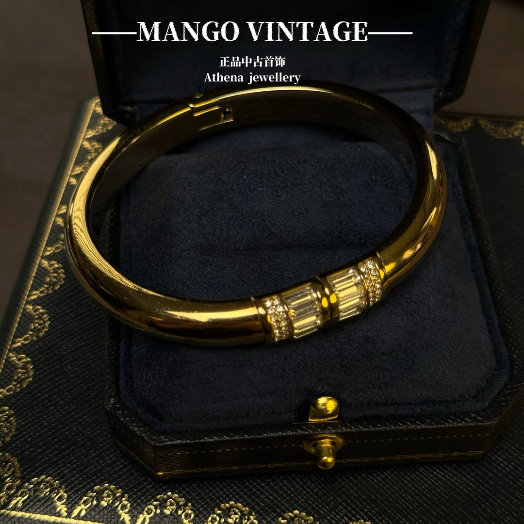 铜合金手镯 K&M素金手镯精致时尚复古[正品中古]1