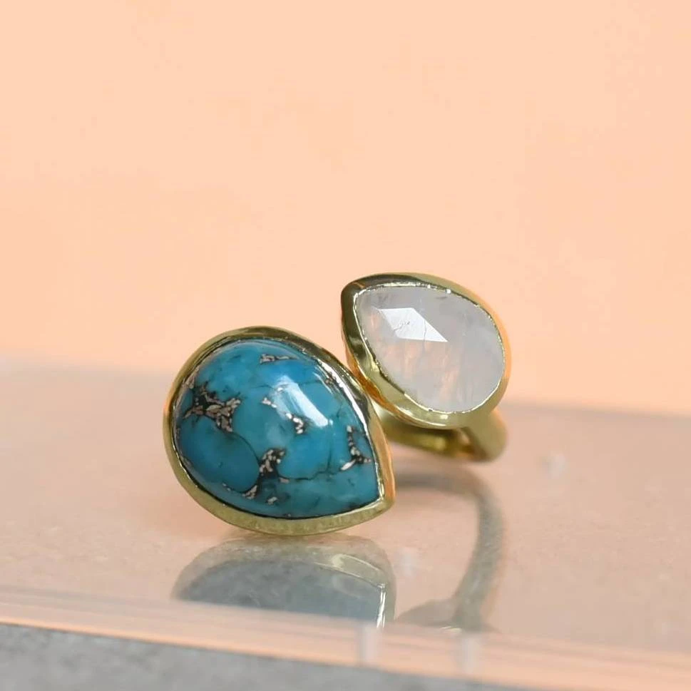 铜合金戒指 【【海洋系列】个性开口个性简约戒指爱觅Ermi