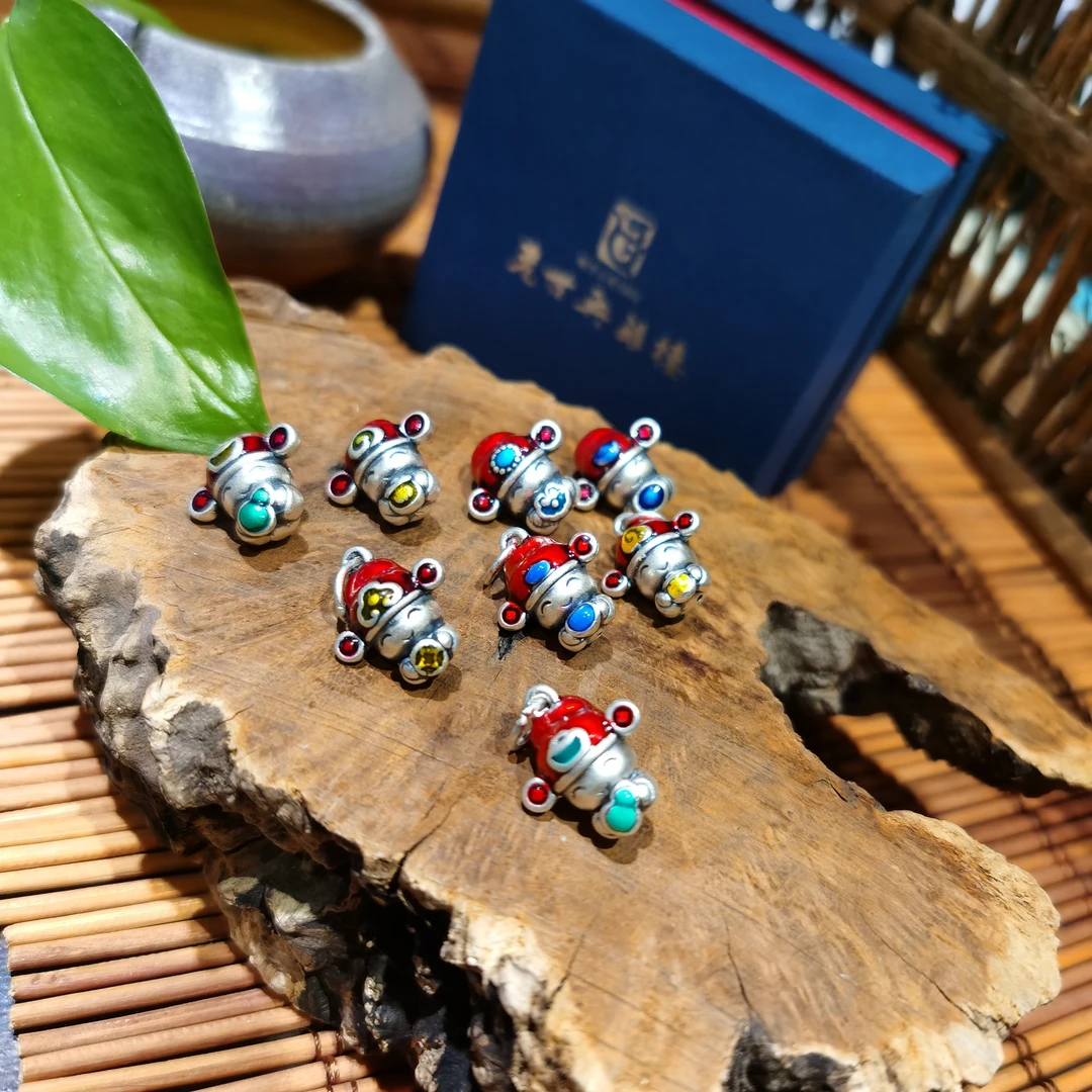 老世兴 足银银制品 ZL足银DIY吊坠 请勿乱拍临时链接以直播时为准