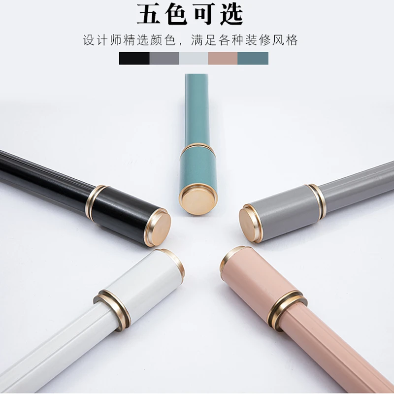 超厚小清新罗马杆颜色可以多选