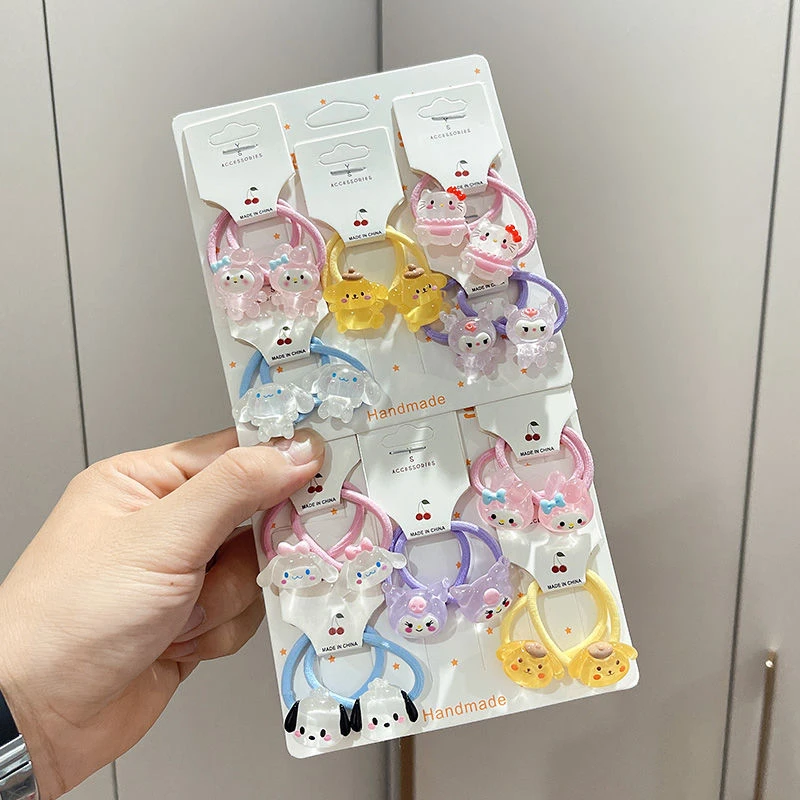 女童头绳扎头发小女孩小皮筋高弹力儿童扎马尾皮圈发绳可爱皮筋