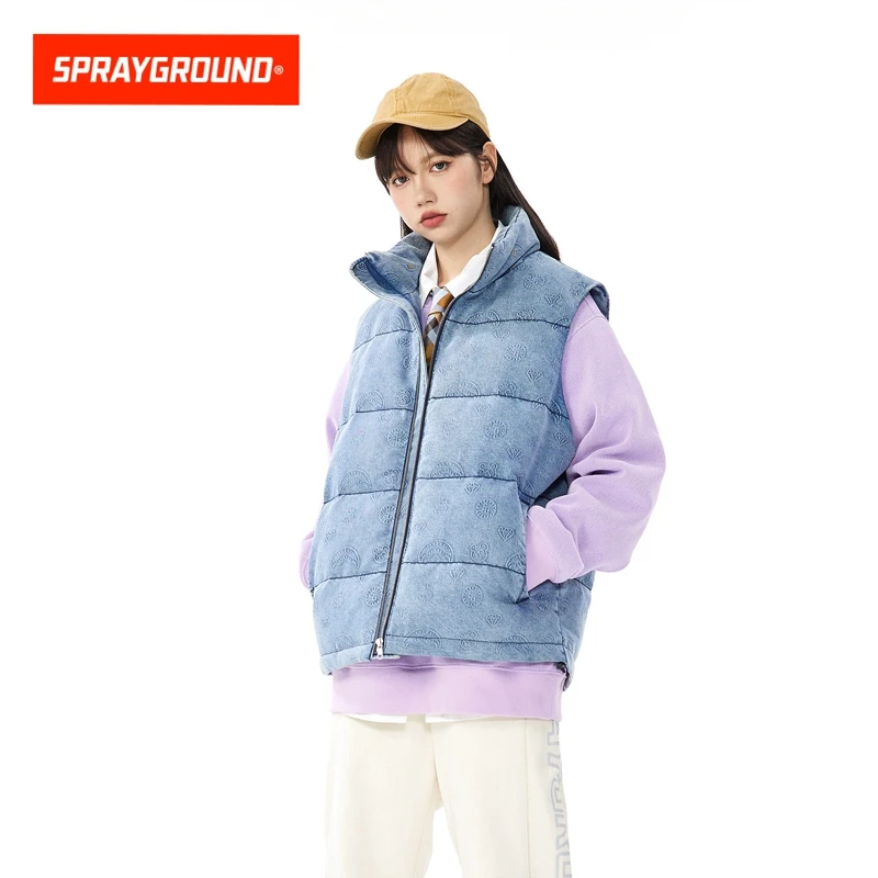SPRAYGROUND 鲨鱼嘴羽绒马甲背心百搭宽松秋冬新款PS W0840501