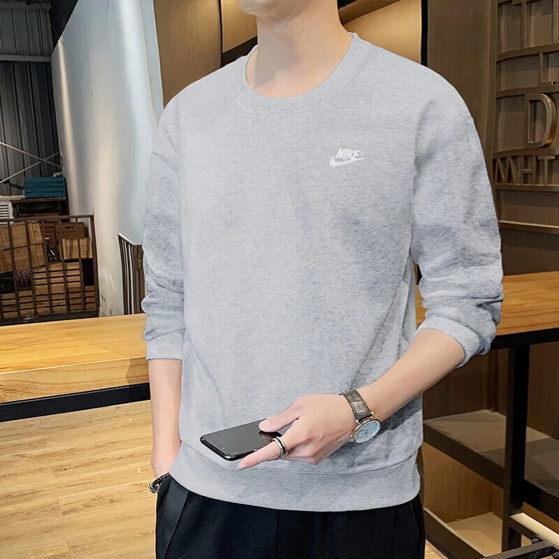 NIKE/耐克卫衣男 新款运动休闲透气宽松圆领卫衣长袖套头衫