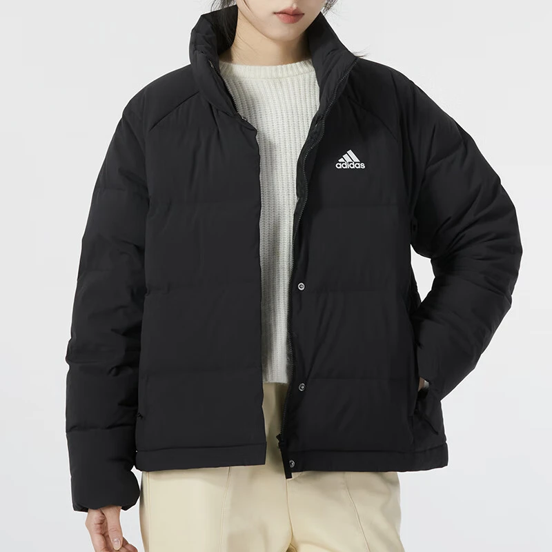 adidas/阿迪达斯女装羽绒服新款防寒保暖短款加厚外套女