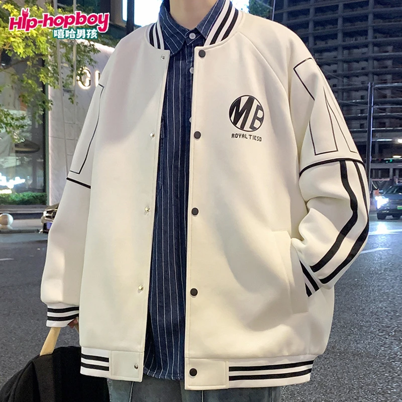 春秋新款棒球服夹克男外套青少年韩版潮流时尚男孩子休闲男装外套
