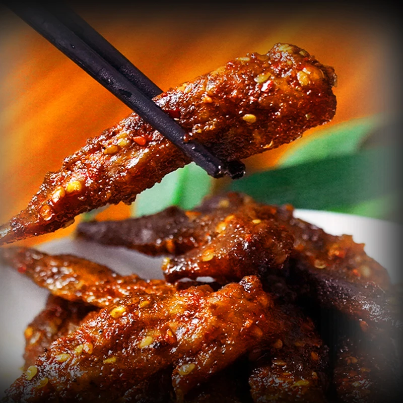 工厂直发零食香辣翅尖好吃停不下来开袋即食小零食有嚼劲追剧美味