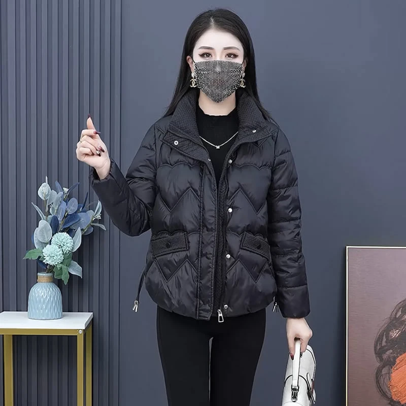 【48小时发货】洋气妈妈装棉服女外套2024冬季新款加厚保暖短款棉衣