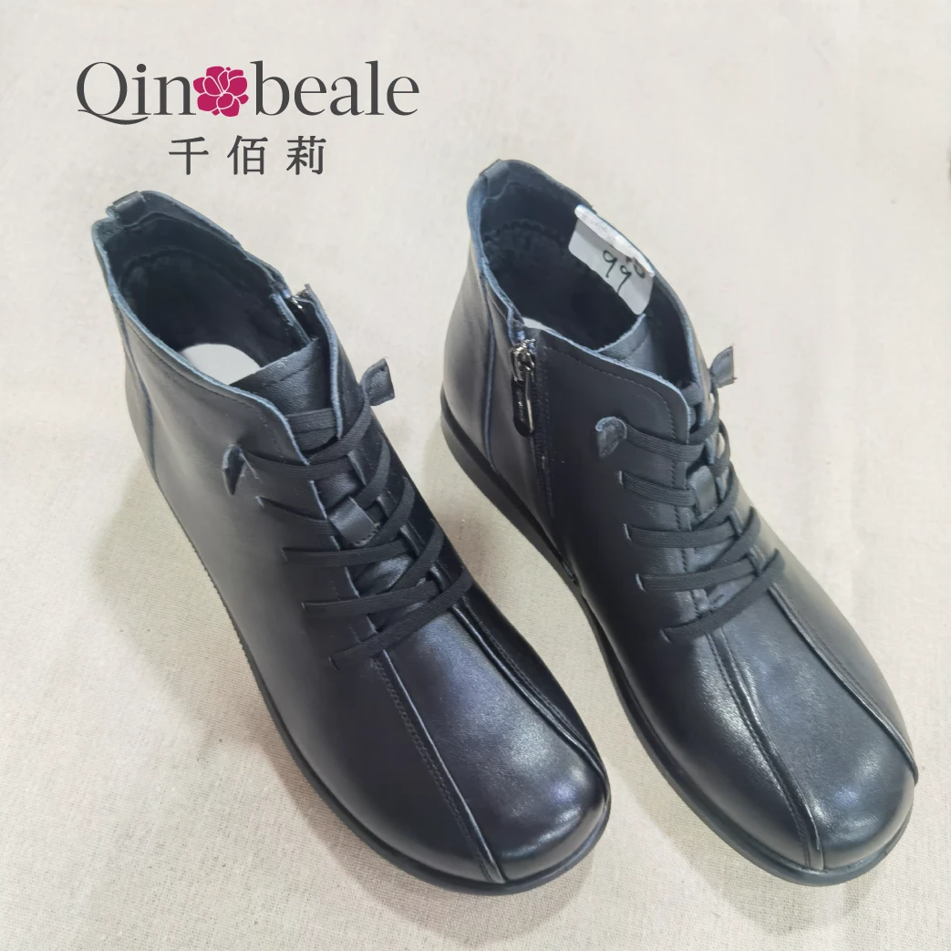 Qin&beale/千佰莉3001106B1298T短靴B045