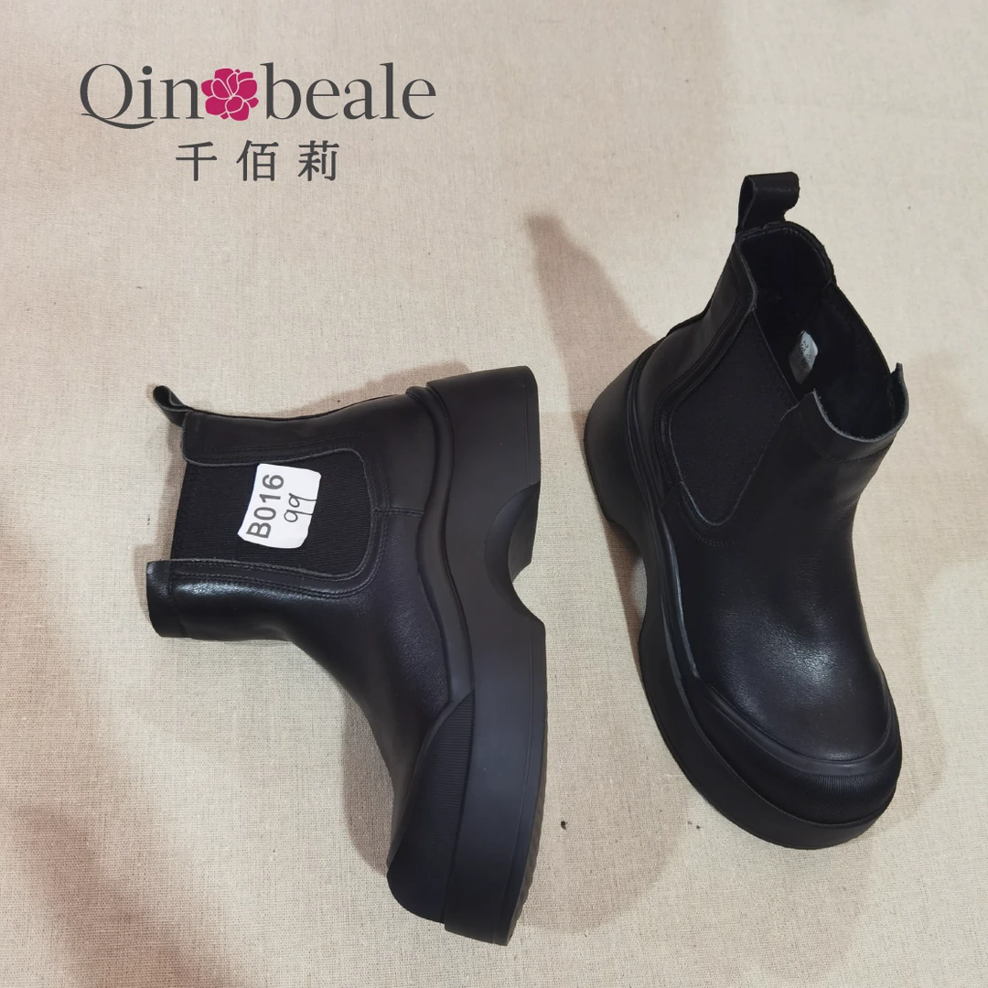 Qin&beale/千佰莉3196106B1227中靴B016