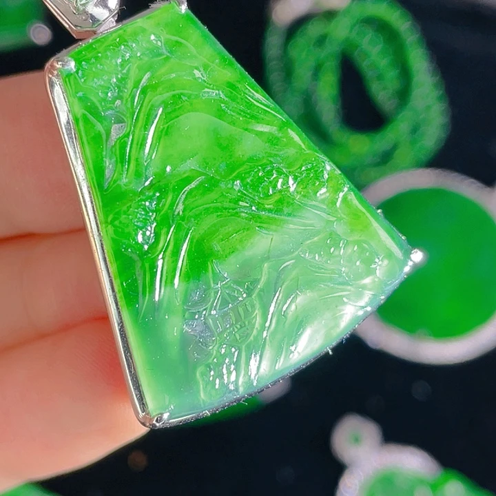 翡翠吊坠(不含链)未镶嵌