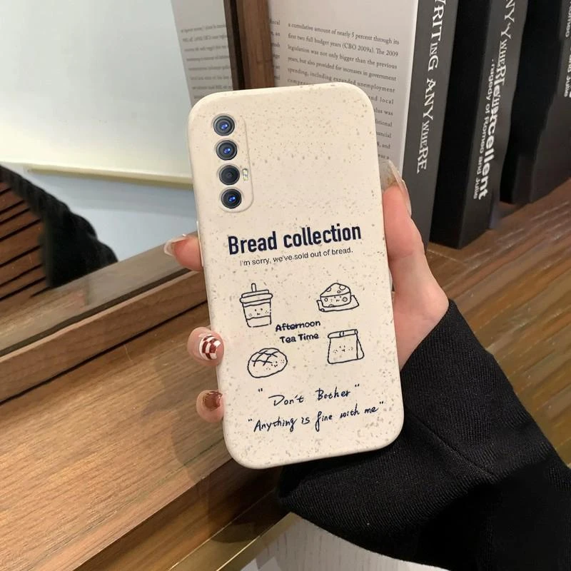 opporeno3pro小众ins简约英文小麦手机壳创意个性全包防摔新款女