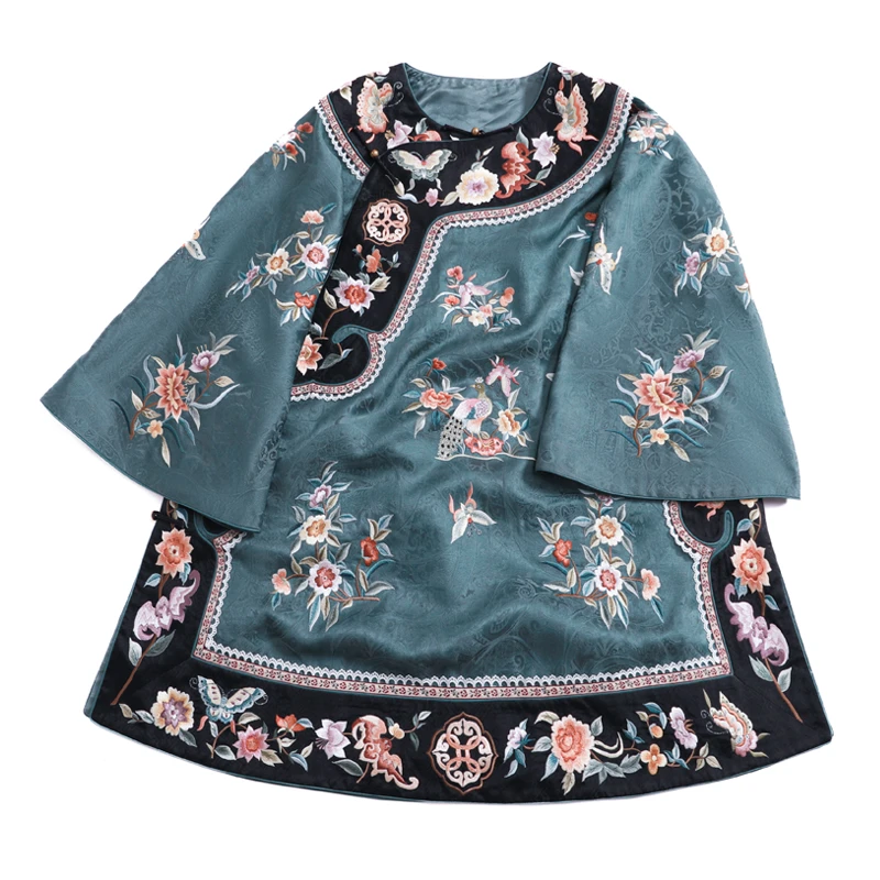 「一鸣惊人」乐锦坊复古国风手工原创设计百搭刺绣国潮女装汉服上衣