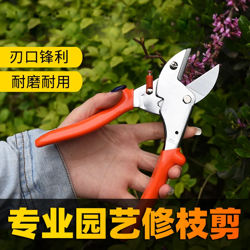 高端修枝剪SK5钢园林花卉果树粗枝剪刀园艺省力修剪树枝专用剪子