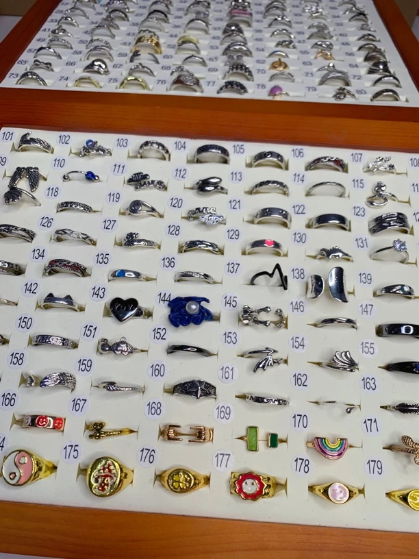 合金戒指 合金戒指【直播选款】可爱气质复古戒指