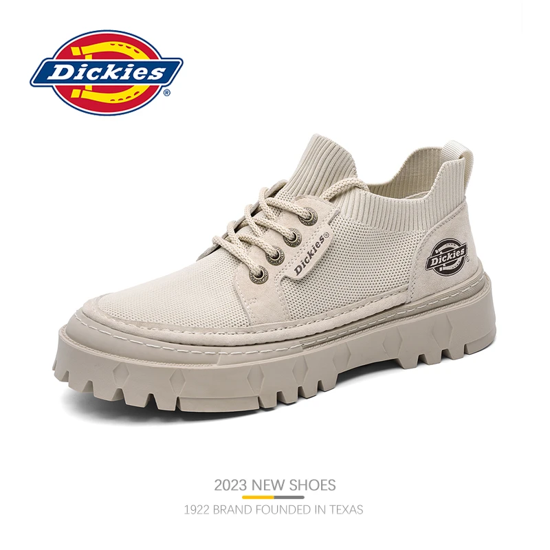 男鞋新款春季透气薄款网面鞋厚底百搭工装鞋男士休闲鞋子