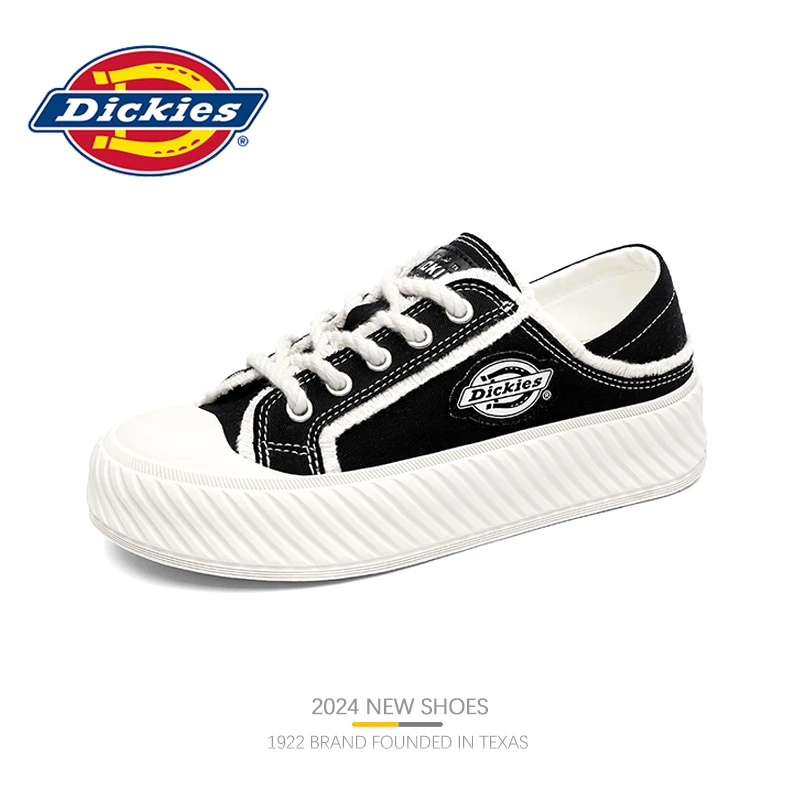 Dickies包头半拖鞋女外穿2025新款夏季百搭休闲懒人无后跟帆布鞋