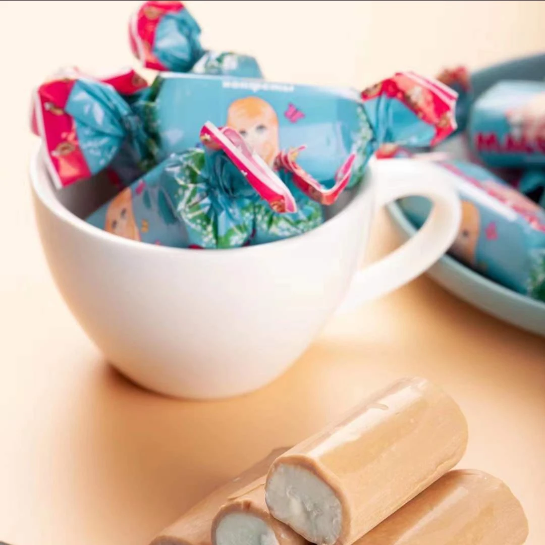 俄罗斯进口白兔牛奶糖奶粉糖果500g