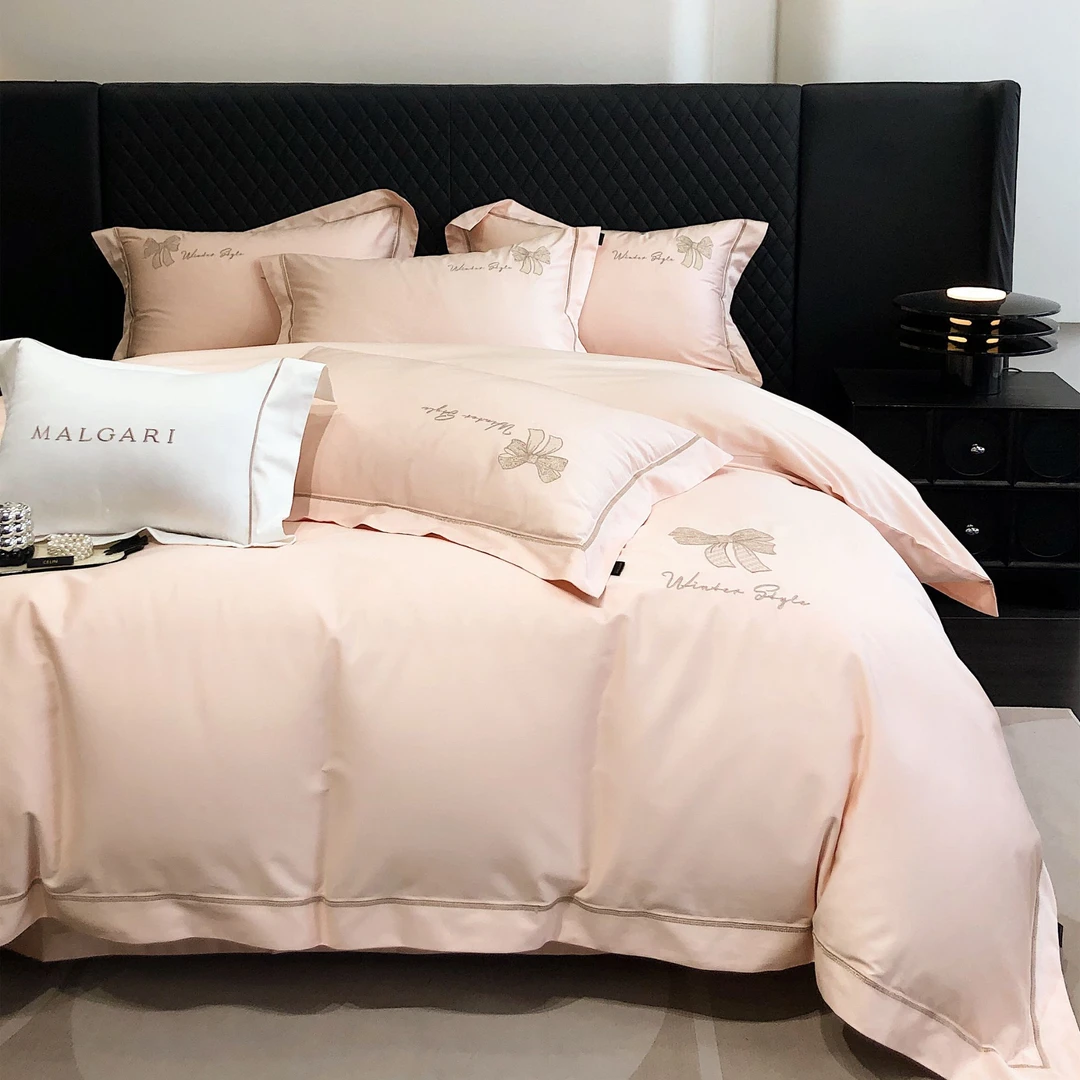 【MALGARI】安娜-全棉长绒棉四件套-刺绣款轻奢四件套