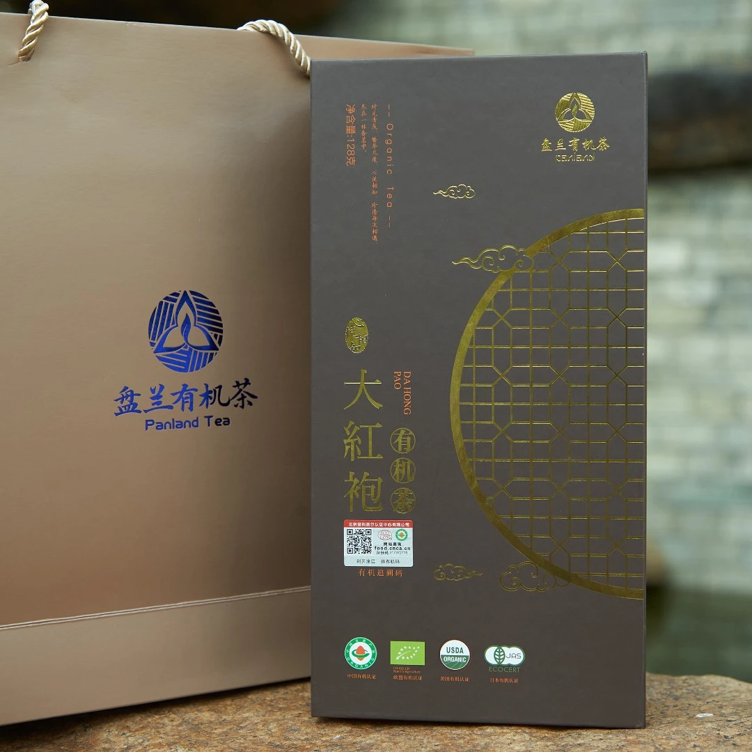 PanLand/盘兰相悦大红袍，礼盒装128克每盒有机高山好品质传统炭焙