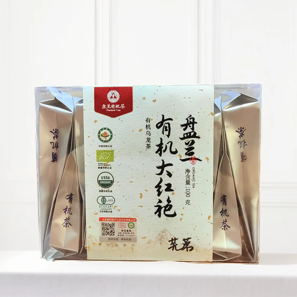 PanLand/盘兰有机大红袍自饮简易装净含量100克福建大红袍高山