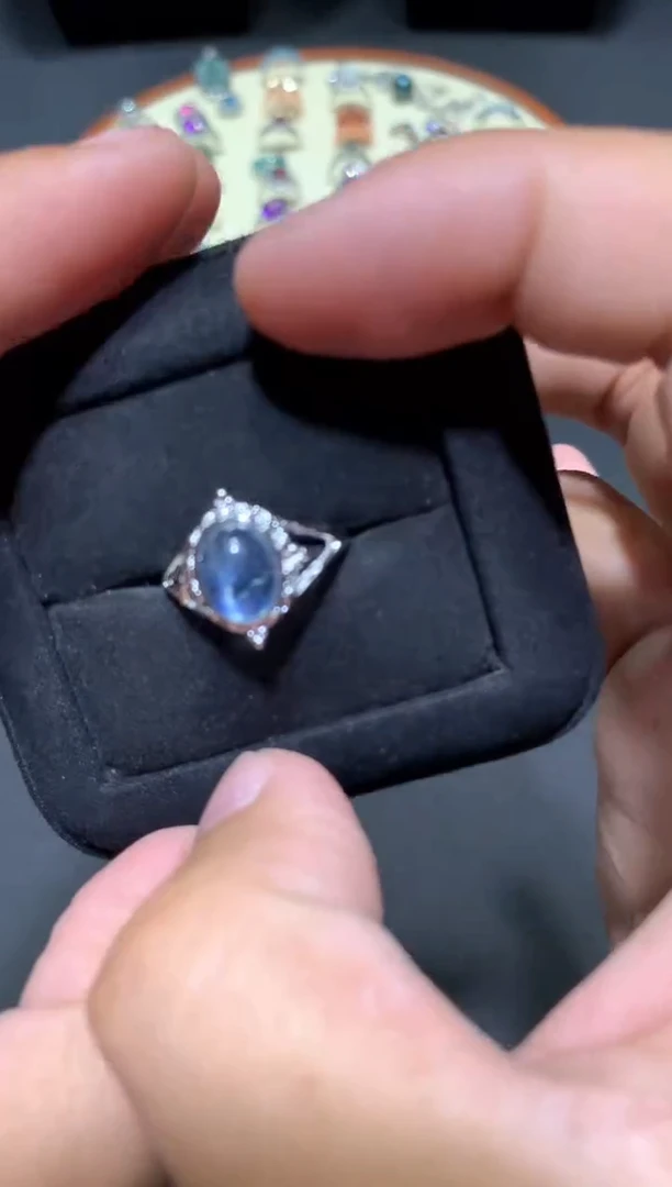 【闪购商品】海蓝宝石戒指未镶嵌L08