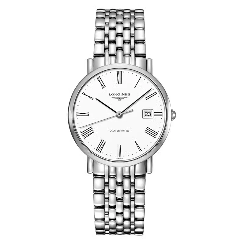 99新 Longines/浪琴 博雅910/机械/白盘罗马/表径39mm/男士腕表