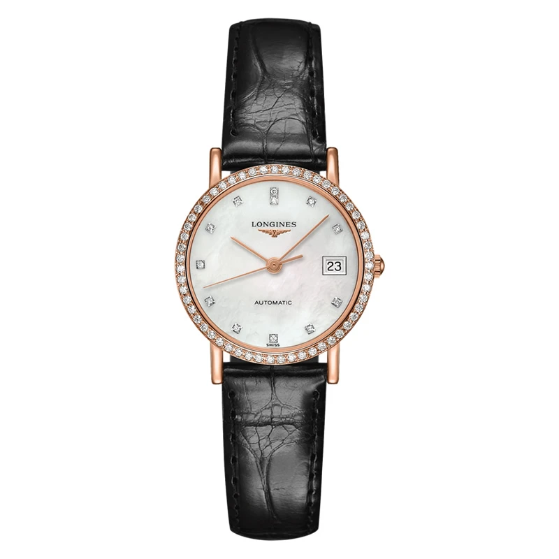 99新 Longines/浪琴 博雅378/机械/18K金贝母/表径27.2mm/女士