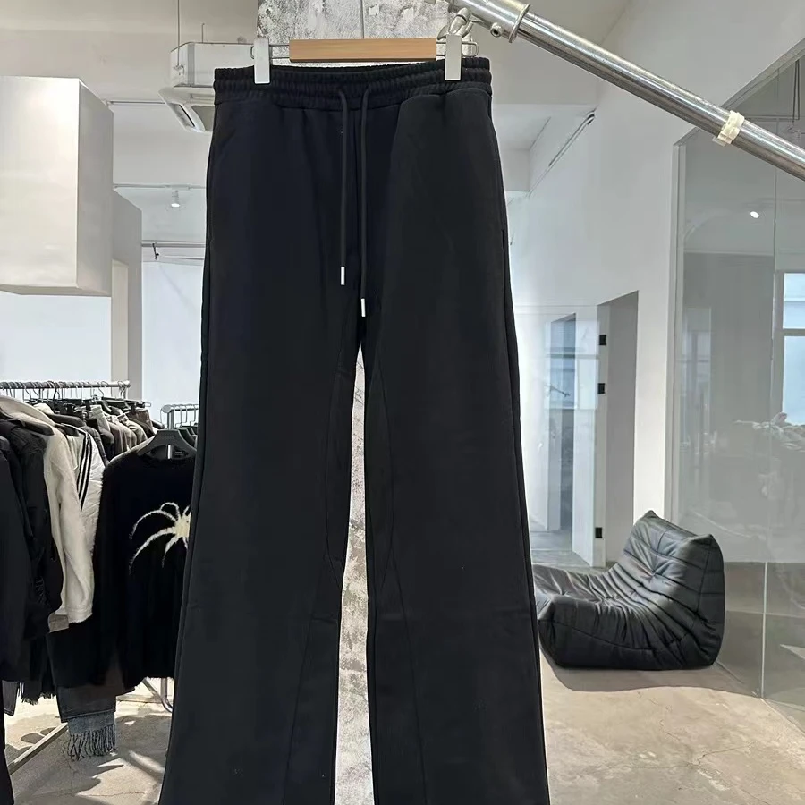 「POKERS」"Woolen guard pants"必入神裤弧形分割多裁片拼接卫裤