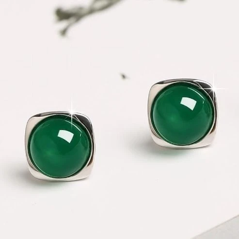 网红爆款睡觉免摘耳钉女925银防过敏时尚耳饰气质百搭耳钉饰品