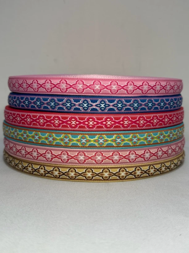 1.5cm宽少数民族风服装辅料国风汉服刺绣窗帘沙发边提花带手工diy