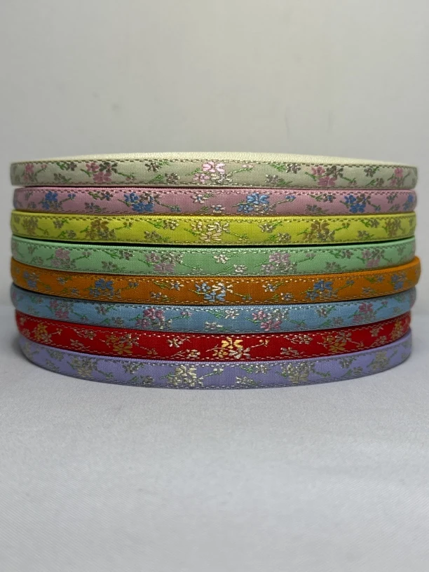 1cm宽少数民族风织带花边服装辅料国风汉服刺绣提花带手工diy头饰