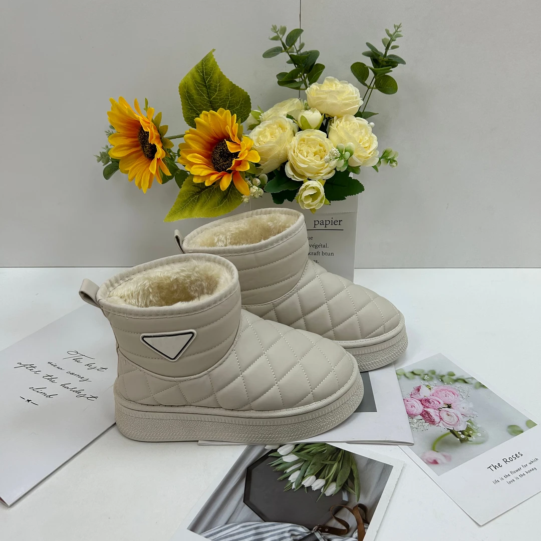 东北加绒加厚雪地靴冬季防水保暖棉鞋时尚百搭