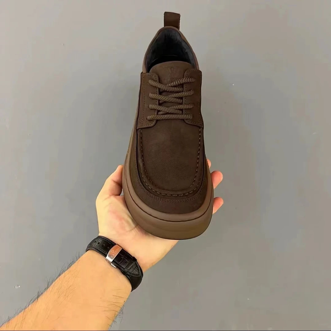 1838新款纯皮休闲舒适男鞋时尚潮流百搭高级感帅气商务欧货高品质