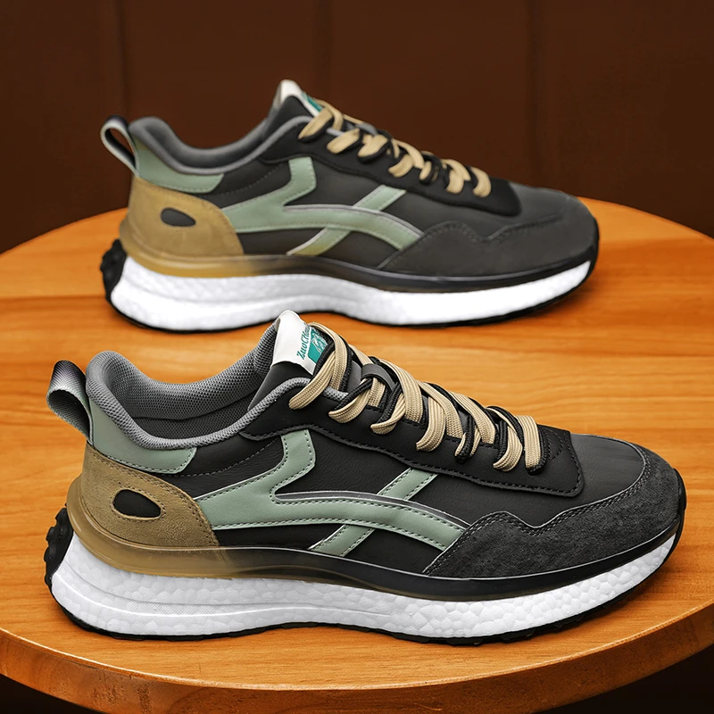 春季情侣款休闲潮流男鞋时尚大码运动鞋女时尚百搭真爆米花跑步鞋