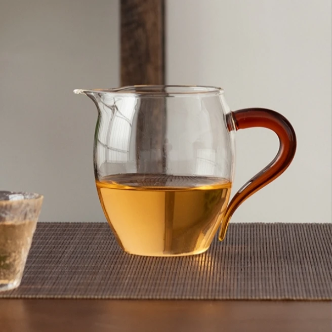 公道杯玻璃加厚耐热分茶器家用创意日式玲珑茶海高档透明公道杯