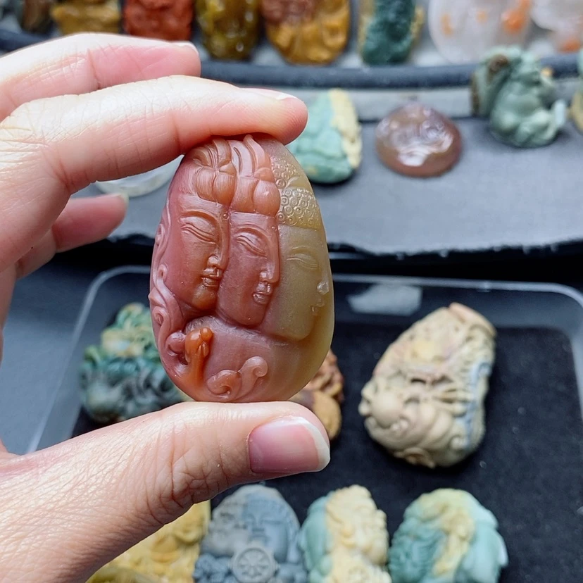 【闪购商品】定制石英质玉吊坠未镶嵌