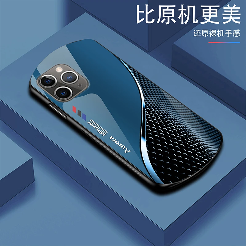 新潮【苹果11ProMax】轻奢高档时尚双拼个性大气耐磨玻璃手机壳