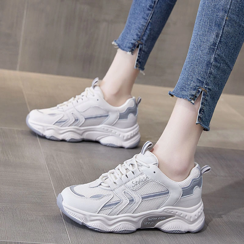 厚底老爹鞋女款新款爆款女鞋百搭小白鞋时尚轻便舒适软底运动鞋女