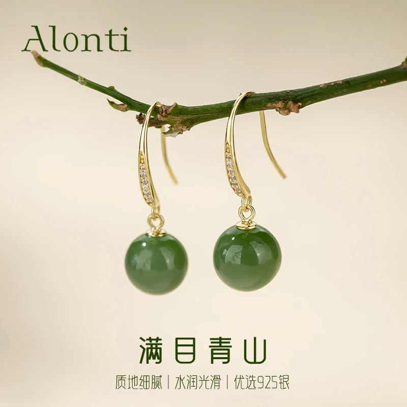 925银耳饰 新中式国风耳环耳钉女2024年新款火爆款银耳坠妈妈款