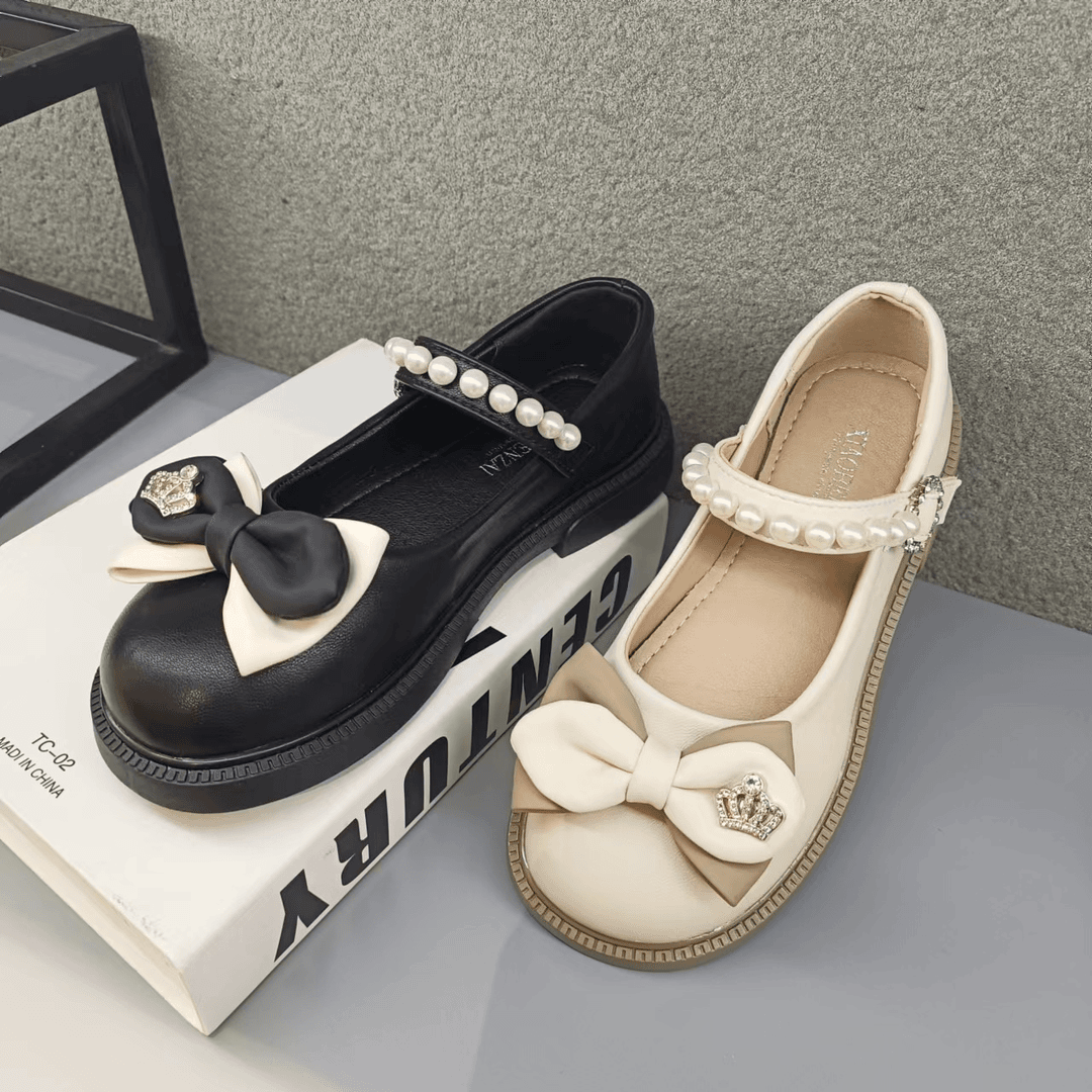 一分利儿童浅口皮鞋 C932