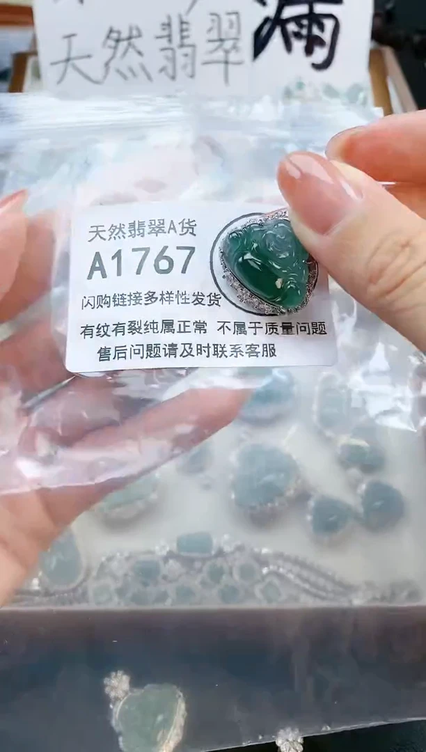 【闪购商品】翡翠颈饰未镶嵌天然翡翠A货88888