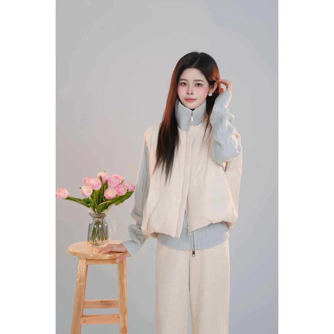 宿慕SUMU 女士羽绒马甲 11-17冬季2024新款时尚百搭马甲A16064