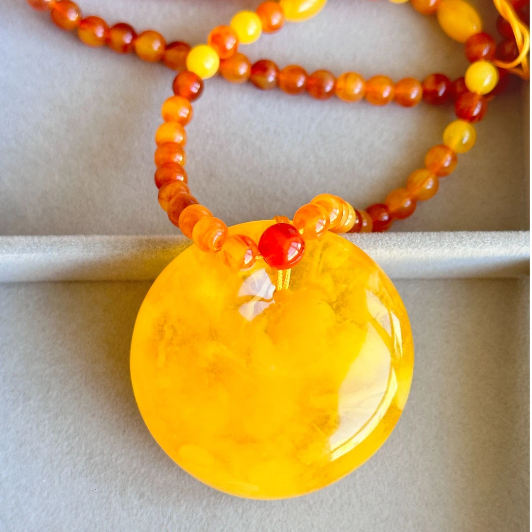 金绞色平安扣藏式民族风 女款