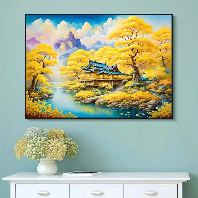 十字绣JYG032，大格尺寸75x100