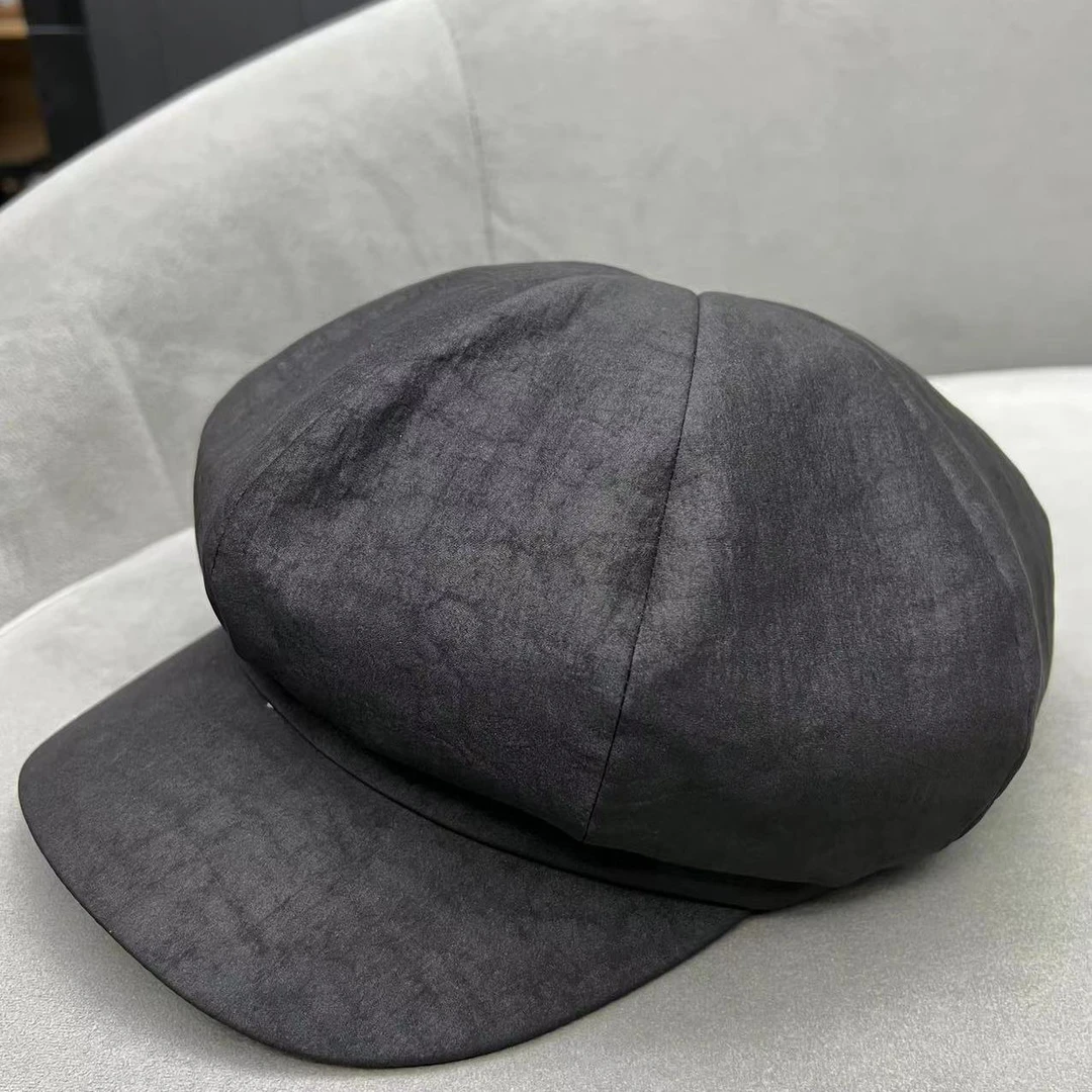 【花滿林】新款龟裂纹香云纱桑蚕丝八角帽2.0 174