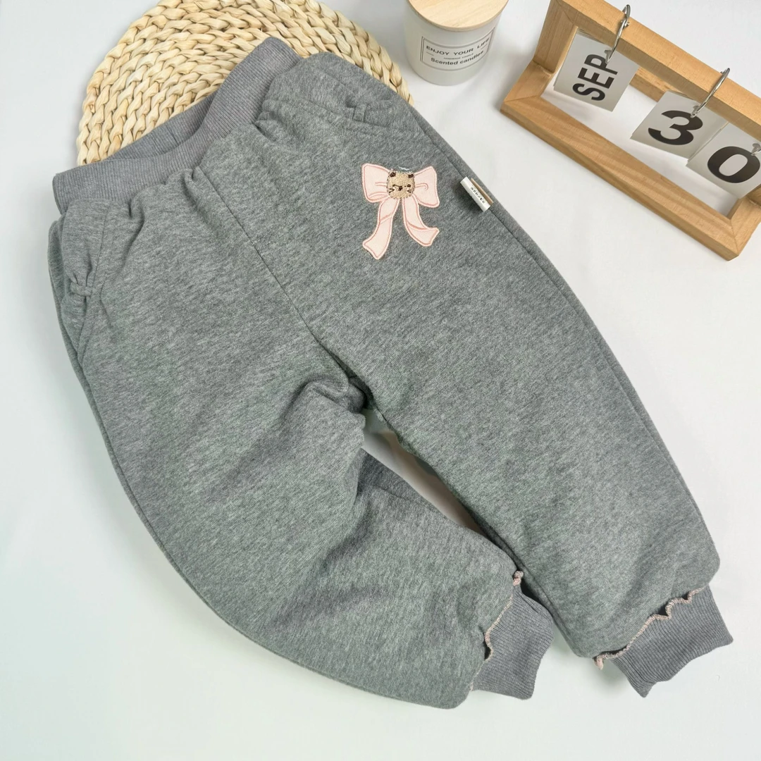 【轻乳乌龙】H24107冬季女童加绒加厚休闲蚕丝裤＋让宝宝暖暖过冬啦