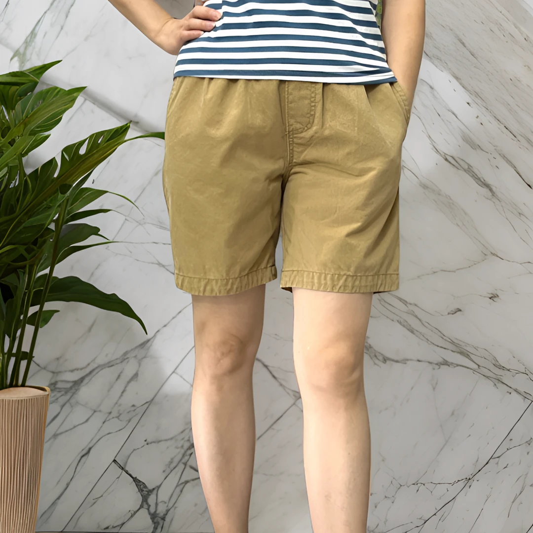 【重磅三分裤】情侣棉麻迷彩多口袋工装裤夏季短裤户外运动耐磨宽松