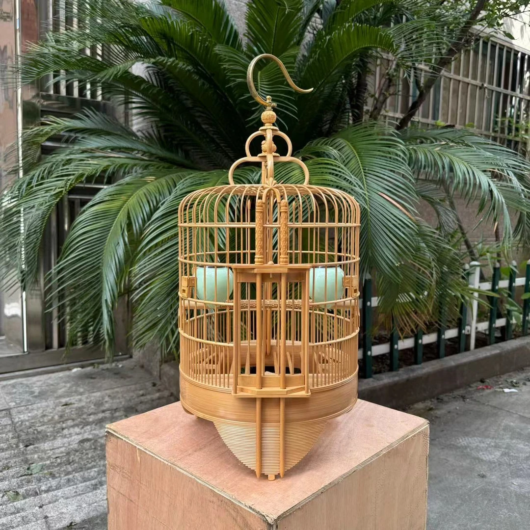 3599新款母笼28尺寸广西底托底黄杨木本色漆