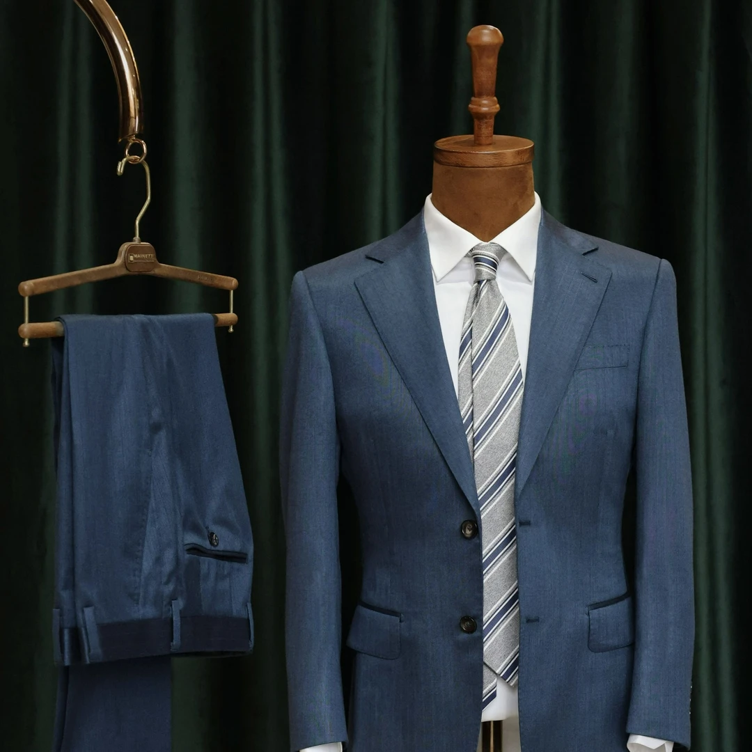 世家宝SCABAL钻石粉面料20花色定制婚礼结婚商务男士西服套装修身
