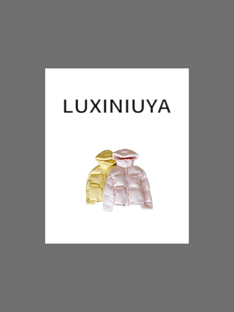 【LUXINIUYA】奶油黄面包服新款流行爆款超好看羽绒服#CX2377